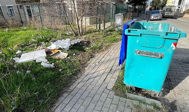 Çöp Kutularının Yanına Atılan Çöpler Şikayet Odağı Oldu