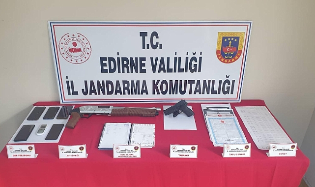 Edirne'de 'tefeci' operasyonunda 6 gözaltı
