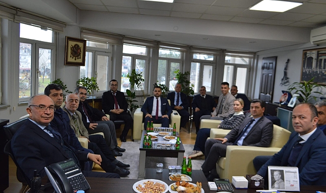 Emniyet Müdürü Osman Ünal'a hayırlı olsun ziyareti