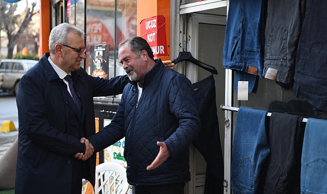 Helvacıoğlu'ndan esnaf ziyaretleri