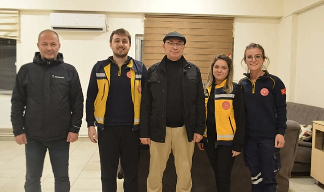 Kaymakam Yüce'den personel ziyareti