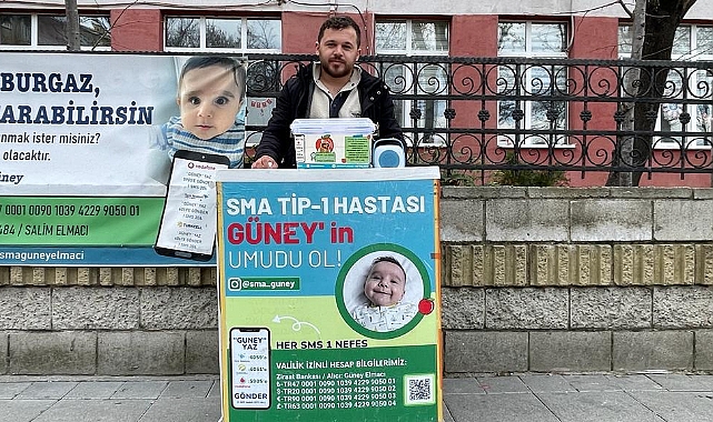 SMA'lı Güney bebek yardımlarını bekliyor