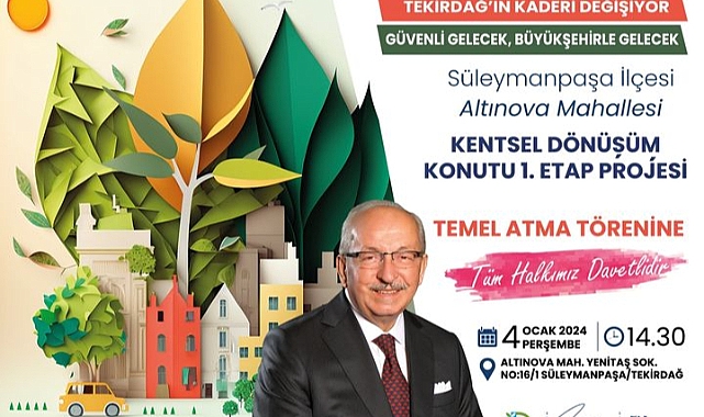 Temel Atma Töreni 4 Ocak'ta!