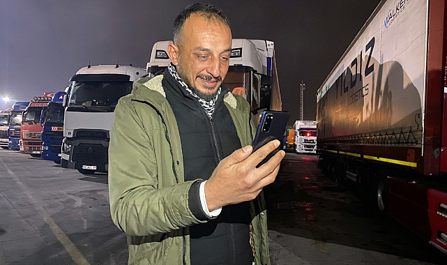 TIR sürücüleri, yeni yılı yollarda karşılıyor
