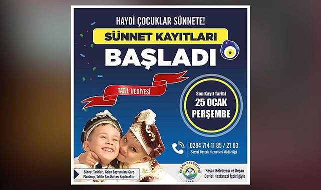Toplu sünnet kayıtları başladı