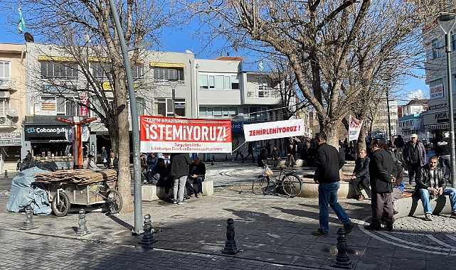 Üçgen Park'ta yer alan çadır kaldırıldı