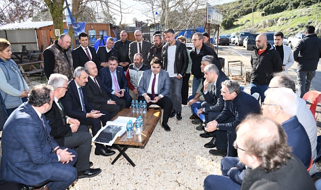 Vali Sezer’e mücavir alanlardaki liman ve arıtma konusundaki problemleri aktardı