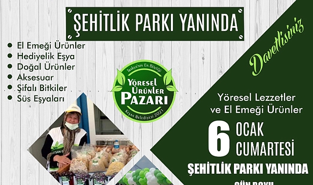 "Yöresel Ürünler Pazarı" hizmet vermeye devam edecek
