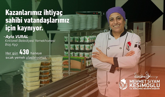 430 haneye sıcak yemek