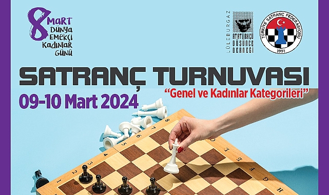 8 Mart Dünya Emekçi Kadınlar Günü'ne Özel Satranç Turnuvası