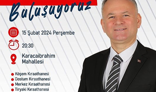 Bağımsız Aday Türker'den Halk Buluşması Programı