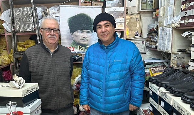 Başkan Adayı Serhat Paksoy'dan Esnaf Mustafa Tabak'a Ziyaret