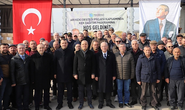 BÜYÜKŞEHİR, ÜRETİCİLERE ARI KEKİ DESTEĞİNE DEVAM EDİYOR