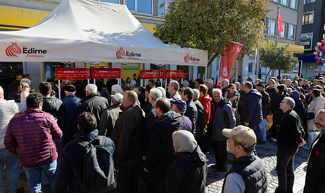 Edirne Belediyesi, Miraç Kandili Dolayısıyla 15 Bin Adet Kandil Simidi Dağıttı