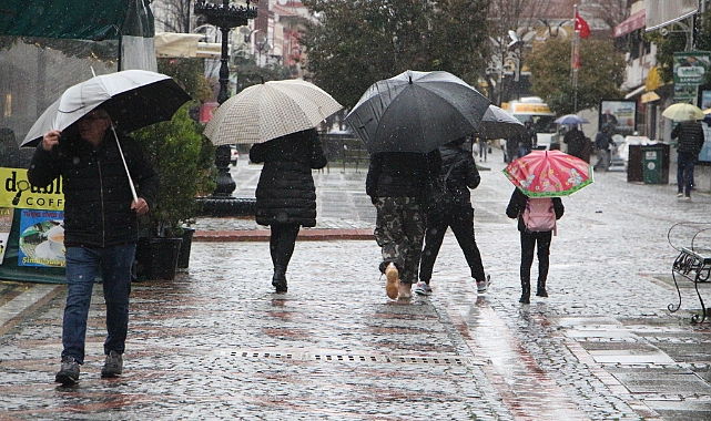 Edirne'de sağanak