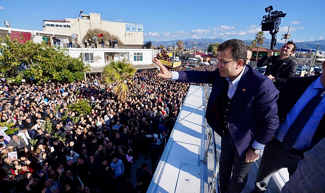 İMAMOĞLU: OY VERMEYEN VATANDAŞA HİZMET ETMEK İSTEMEYEN   İSTANBUL'DA DA SAMANDAĞ'DA DA HATAY’DA DA İKTİDAR OLMAYACAK