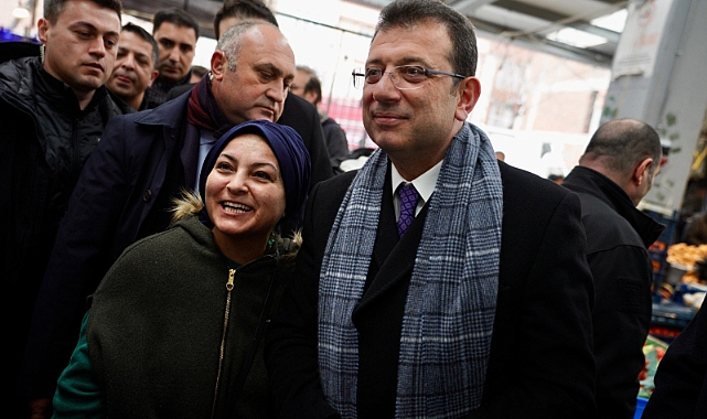 İMAMOĞLU VE KILIÇ’TAN BAĞCILAR’DA PAZAR ZİYARETİ