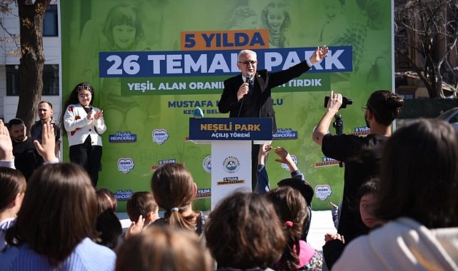 "Neşeli Park" Miniklerle Buluştu