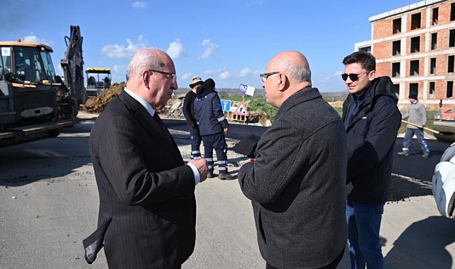 Tekirdağ Büyükşehir Belediye Başkanı Kadir Albayrak, Yol Yenileme Çalışmalarını İnceledi