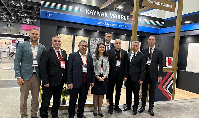 Türk doğal taş sektörünün Güney Kore pazarına çaldığı maya tuttu