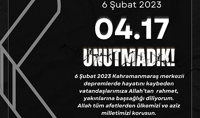 "Unutmadık!"