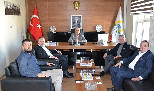 Uzunköprü Ticaret Borsası Başkanı Egemen Aslan’a Ziyaret