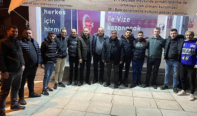 Vizeli Gençlerden Aday Selçuk Yılmaz'a Ziyaret