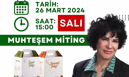 Lüleburgaz’da Büyük Heyecan: Serap Ürün Miting İçin Hazır