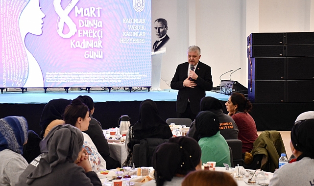 Başkan Gerenli, Dünya Emekçi Kadınlar Günü'nde Kadın Personelle Buluştu