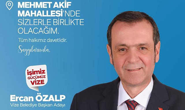 Ercan Özalp’ın Seçim Bürosu Açılışı Vize'de Heyecan Yarattı