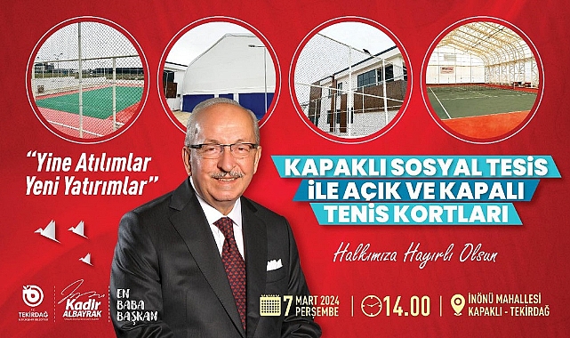 BÜYÜKŞEHİR'DEN KAPAKLI'YA DEV SPOR YATIRIMI