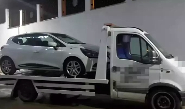 Çekiciye yüklenen otomobilde 15 bin 133 uyuşturucu hap ele geçirildi