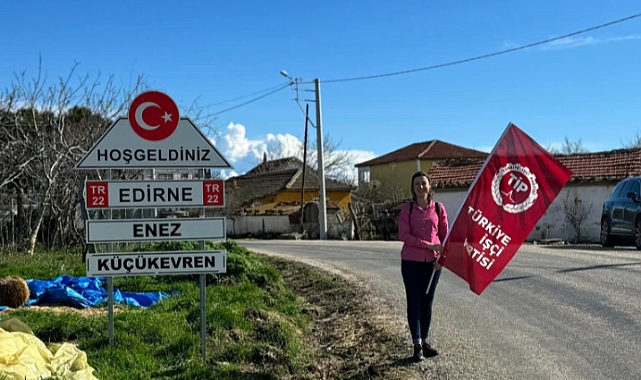 TİP İl Genel Meclis Üyesi Adayı Ceren Uzun, Enez'de Esnaf ve Vatandaşlarla Buluşuyor