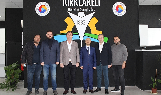 Kırklareli TSO ve DEVA Partisi Kırklareli Belediye Başkan Adayı Haleva'nın İşbirliği Toplantısı