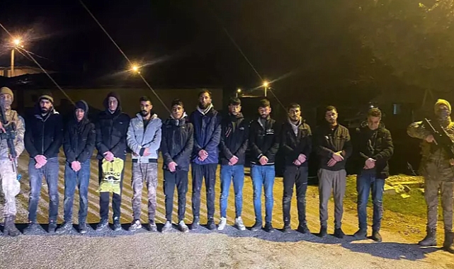 Edirne'de 11 kaçak göçmen ile 1 organizatör yakalandı