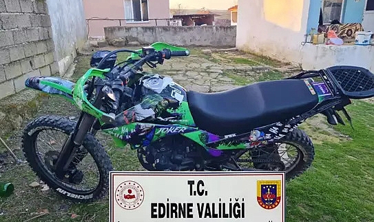Edirne'de Motosiklet Hırsızlığı Şüphelisi Yakalandı