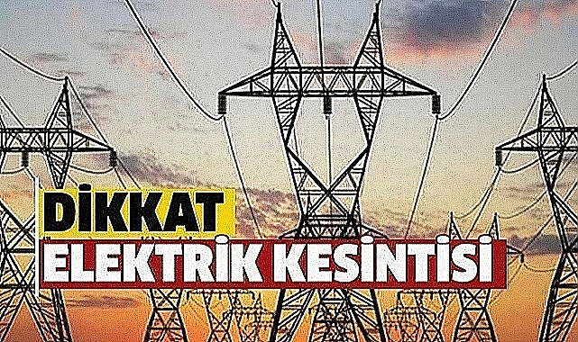 Elektrik Kesintisi Planı