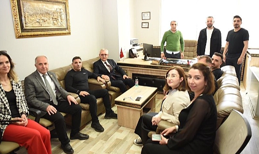 Keşan Belediye Başkanı Mustafa Helvacıoğlu’ndan Çelik İnşaat’a Ziyaret