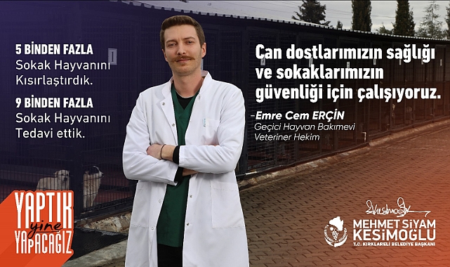 Kırklareli Belediye Başkanı Mehmet Siyam Kesimoğlu’ndan Sokak Hayvanları İçin Büyük Adımlar