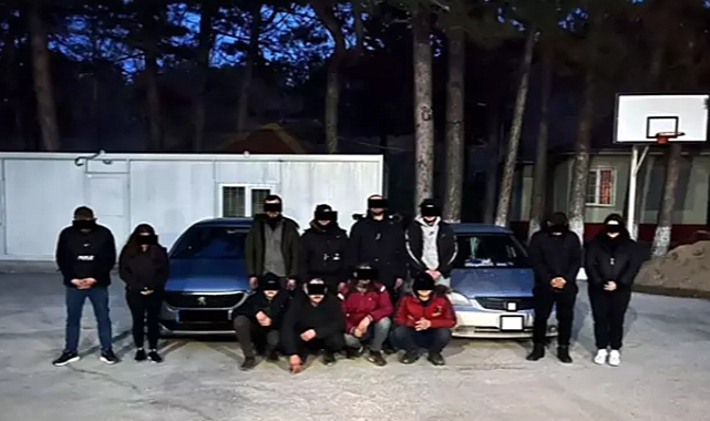 Kırklareli'de 8 düzensiz göçmen yakalandı