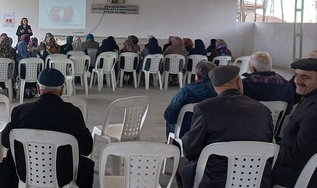 Kırklareli İl Sağlık Müdürlüğü'nden Kavakdere Köyü'nde Böbrek Sağlığı Eğitimi