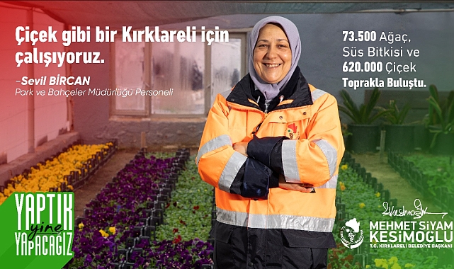 Kırklareli Belediye Başkanı Kesimoğlu'ndan Şehir Estetiği ve Yeşil Alan Çalışmalarına Övgü