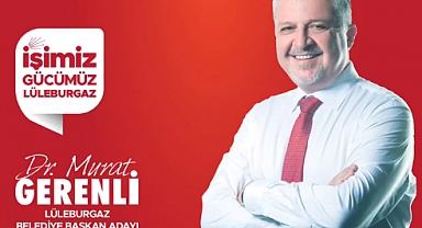 Lüleburgaz Belediye Başkanı Dr. Murat Gerenli Yürüyüş Gerçekleştirecek