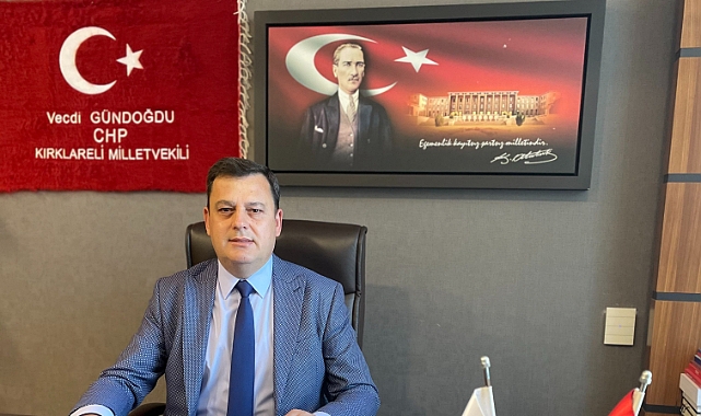 CHP Kırklareli Milletvekili Vecdi Gündoğdu'dan 14 Mart Tıp Bayramı Mesajı