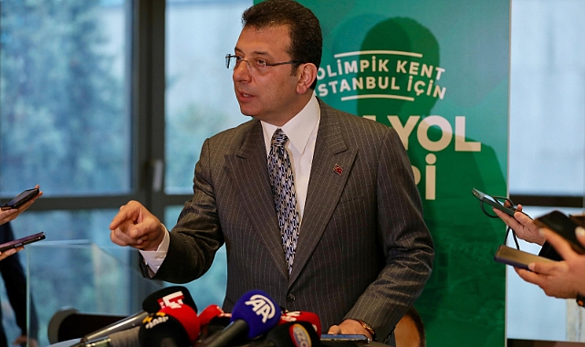 'OLİMPİK KENT İSTANBUL İÇİN TAM YOL İLERİ' SUNUMUNDA KONUŞTU