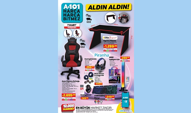 A-101'den "Aldın Aldın" Fırsatları: Oyun Tutkunlarına Özel Kampanya