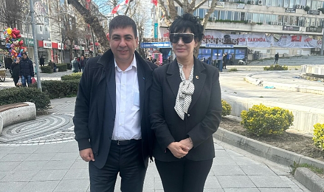 Lüleburgaz'da Seçim Yarışında Sürpriz Buluşma: Serhat Paksoy ve Serap Ürün Kameraların Karşısında