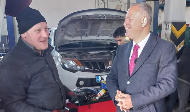 Serdar Türker Esnafları Ziyaret Etti