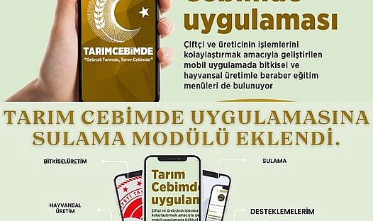 Tarım Sektöründe Dijital Devrim: Tarım Cebimde Uygulaması Yeni Sulama Modülüyle Geliyor