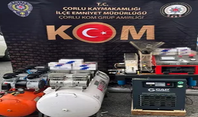 Tekirdağ'da kaçak tütün ürünleri ele geçirildi